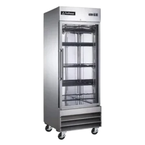 Congelador Comercial 1 Puerta de Cristal ICEHAUS CV-1PC-SS-01 23 Pies Acero Inoxidable