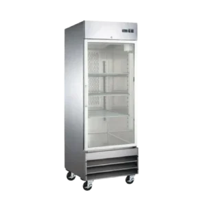 Refrigerador Comercial 1 Puerta de Cristal ICEHAUS RV-1PC-SS-01 23 Pies
