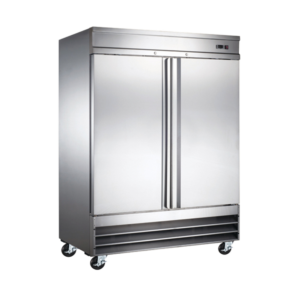 Refrigerador 2 puertas sólidas ICEHAUS RV-2PS-SS-01