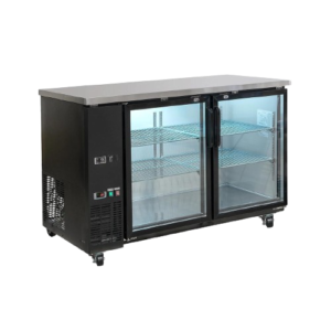 Refrigerador contra barra 2 puertas ICEHAUS CBR-2PC-SS-01