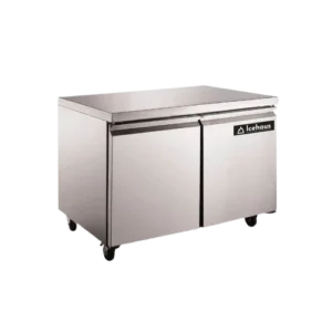 Congelador Bajo Barra Comercial 2 Puertas ICEHAUS CBB-2P-SS-01 12 Pies Acero Inoxidable