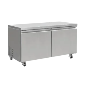 Refrigerador Bajo Barra Comercial 2 Puertas ICEHAUS CBB-2P-SS-02 16 Pies Acero Inoxidable