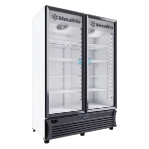 Refrigerador Vertical Comercial 2 Puertas de Cristal METALFRIO RB800 1196 Litros