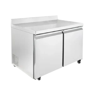 Mesa de Trabajo Congelador Comercial 2 Puertas ICEHAUS MTC-2P-SS-01 338 Litros