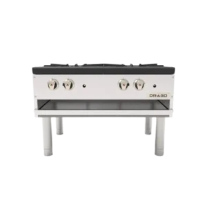Estufón horizontal a gas 2 secciones DRAGO GPFO-02-HSH