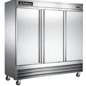 Congelador Comercial Vertical 3 Puertas ICEHAUS CV-3PS-SS-01 73 Pies Acero Inoxidable
