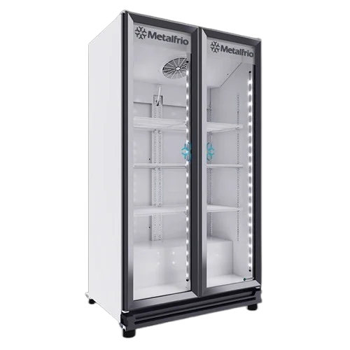 Refrigerador Vertical Comercial 2 Puertas Full Glass METALFRIO RB550 24 Pies Refrigerador Vertical Comercial 2 Puertas Full Glass METALFRIO RB550 24 Pies