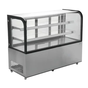 Vitrina exhibidora de piso cristal curvo MIGSA ARC-470Y